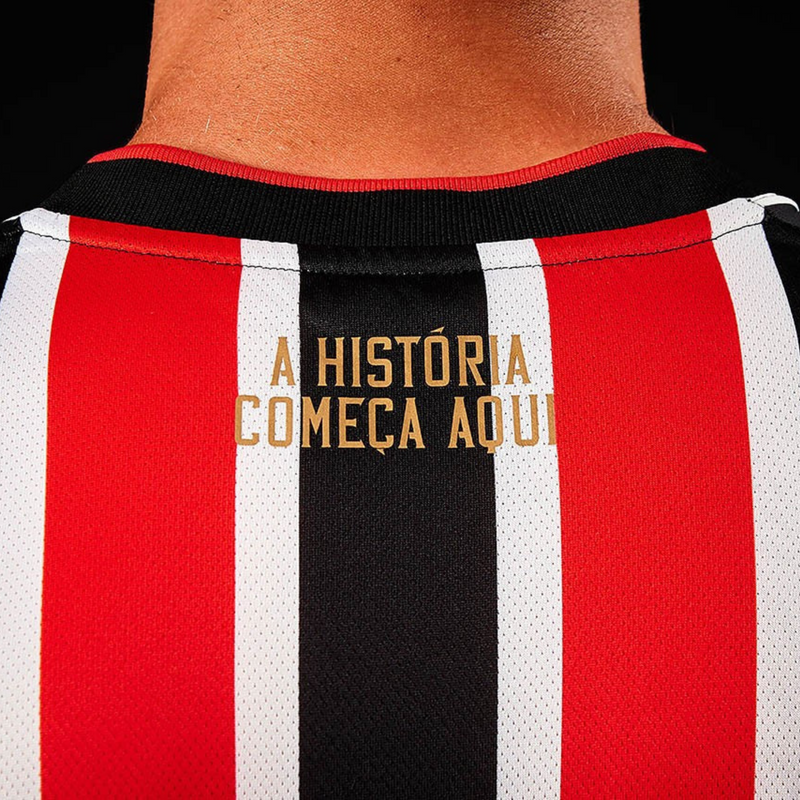 Camisa São Paulo Away 24/25 - NB Torcedor Masculina - vermelha