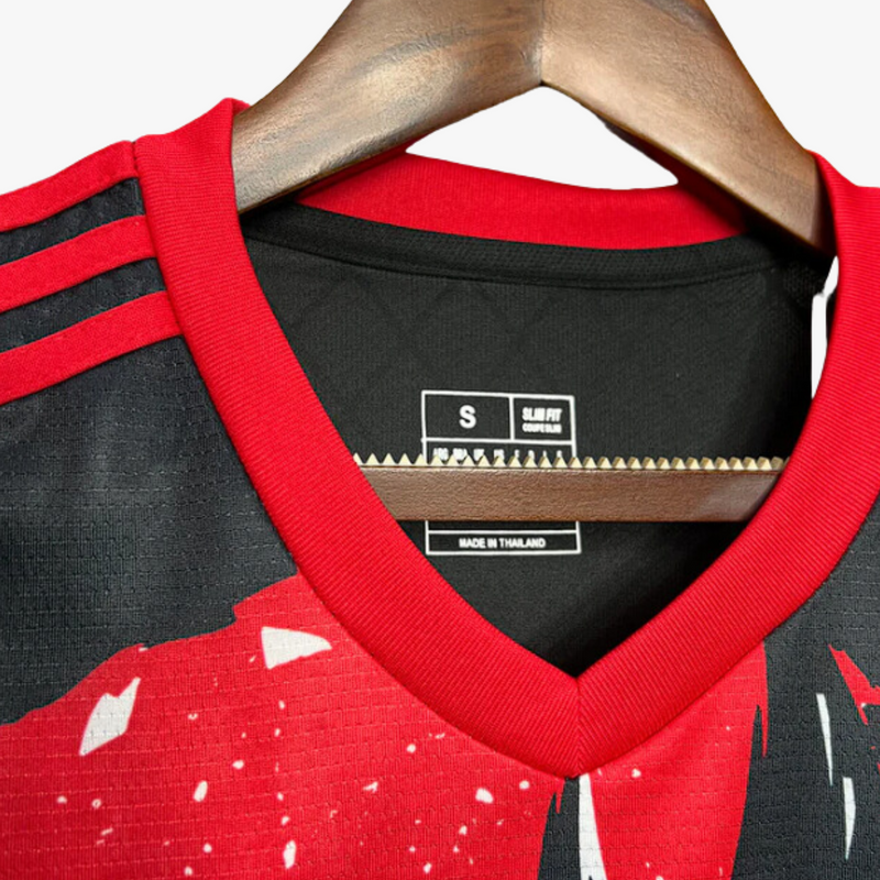 Camisa Japão Edição Dragon Ball 2024 - Adidas Torcedor Masculina - Vermelho e Preto