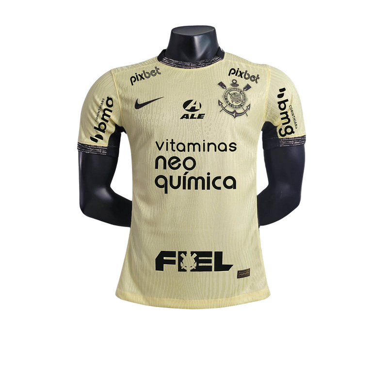 Camisa Corinthians Away III 23/24 Nike Jogador Masculina + Patrocínio