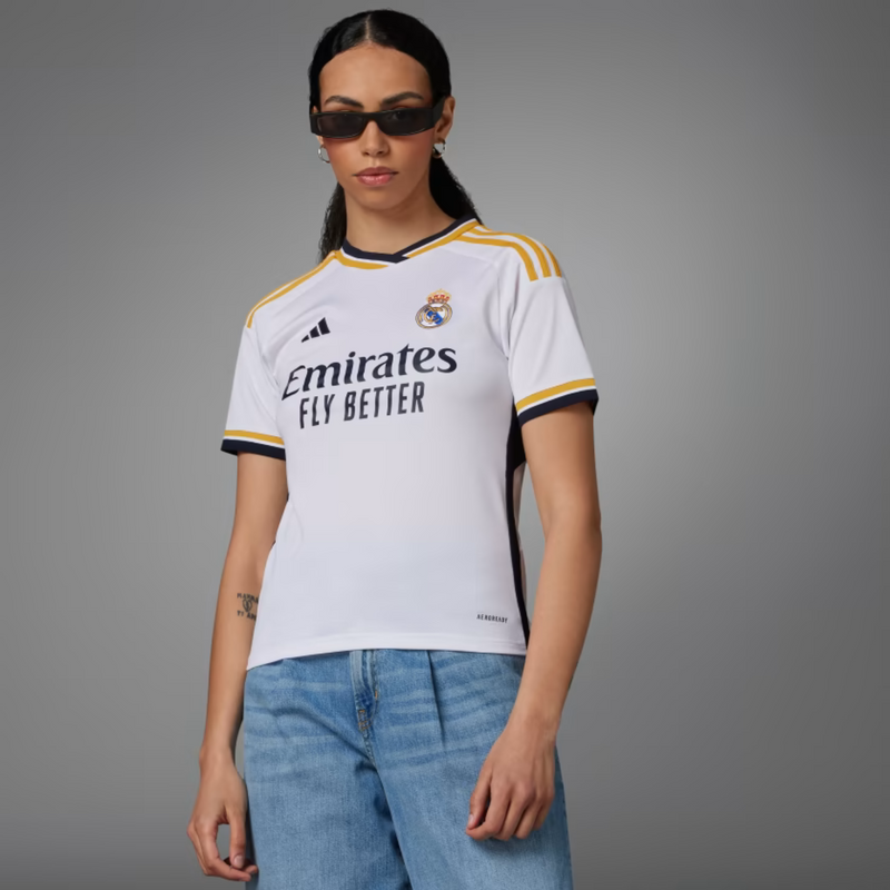 Camisa Real Madrid Home 23/24 - Adidas Torcedor Feminina