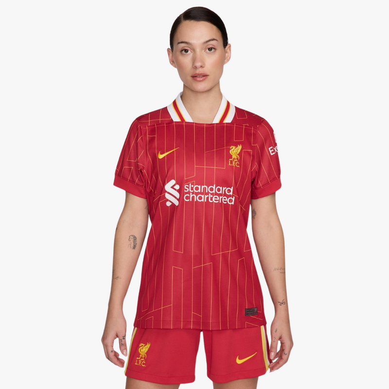 Camisa Liverpool Home I 24/25 Feminina - Nike Torcedor Vermelha