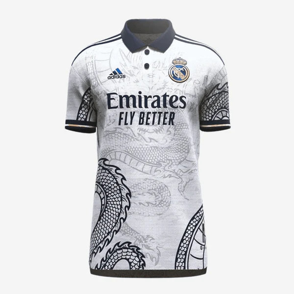 Camisa Real Madrid Edição Especial Dragão Chinês 22/23 - Adidas Versão Torcedor