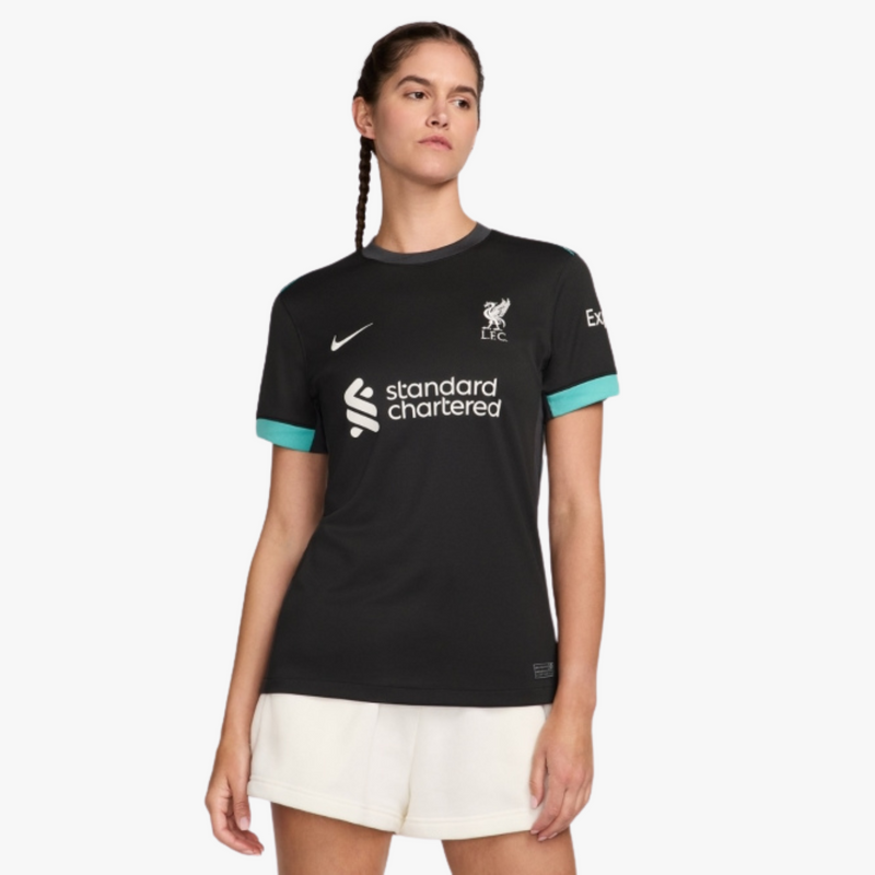 Camisa Liverpool Away II 24/25 Feminina - Nike Torcedor Preta