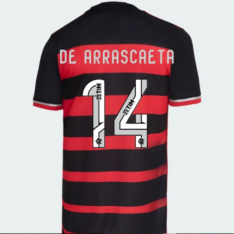 Camisa Flamengo Titular I DE ARRASCAETA 24/25 - Adidas Versão torcedor