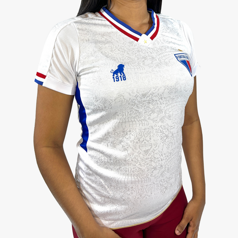 Camisa Fortaleza Away II 24/25 Feminina - Torcedor Branca