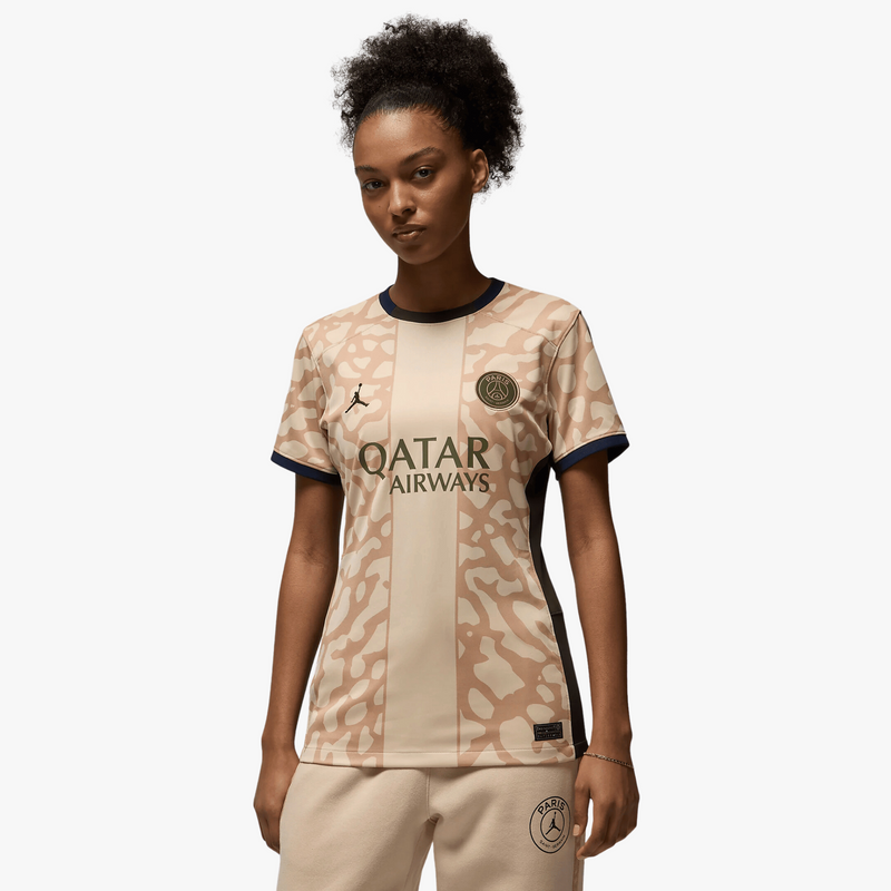 Camisa PSG 23/24 Feminina - Jordan Torcedor Bege