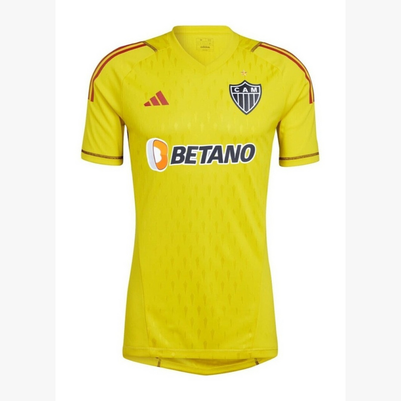 Camisa Atlético Mg Goleiro 24/25 - Adidas Torcedor Masculina - Amarela