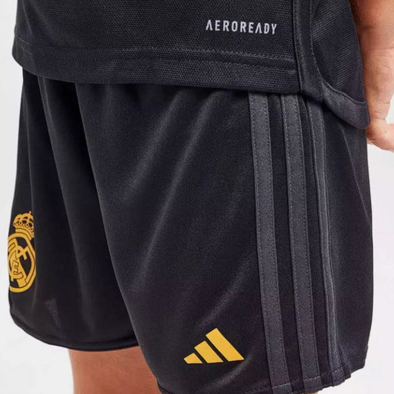 Kit Infantil Real Madrid Away III 23/24 + Shorts - Adidas