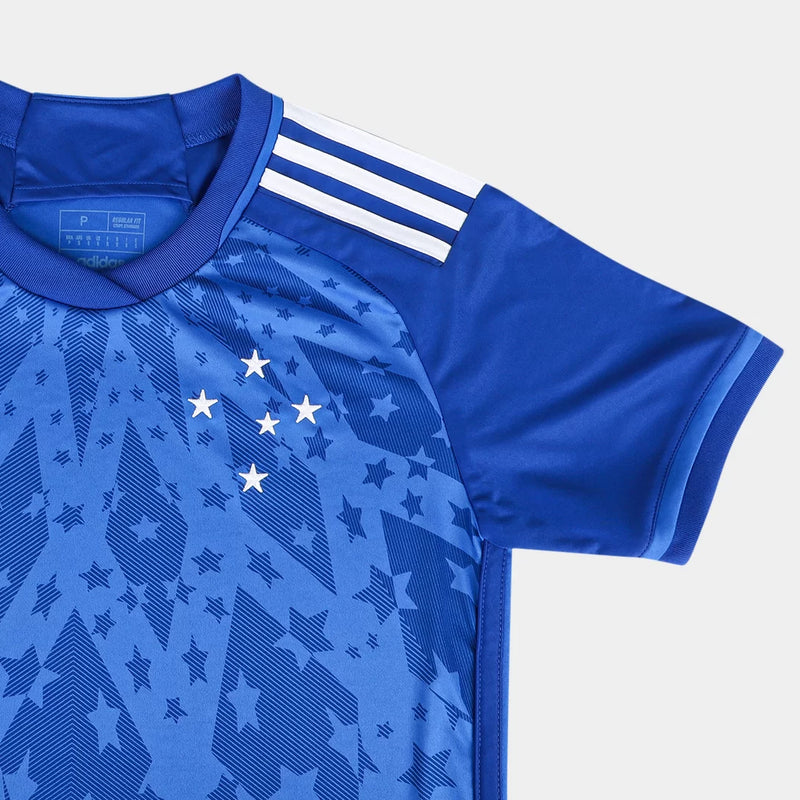 Camisa Cruzeiro Home I 24/25 Feminina Adidas Torcedor - Azul Royal