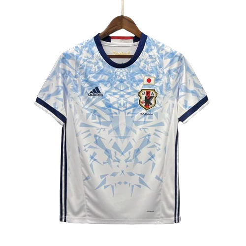 Camisa Japão Retro Anime Dragon Ball 16/17 - Adidas Torcedor Masculina - Branco com Detalhes em Azul