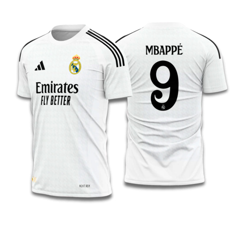 Camisa Real Madrid Home "MBAPPE 9" 24/25 - Adidas Torcedor Masculina