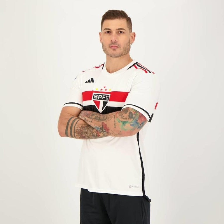 Camisa São Paulo Home 23/24 - Adidas Torcedor Masculina