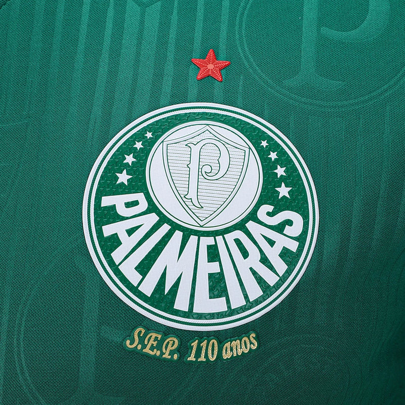 Camisa Palmeiras Home 24/25 - Puma Torcedor Masculina - Verde.