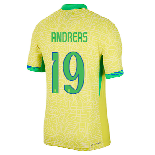 Camisa Brasil Home ANDREAS PERREIRA