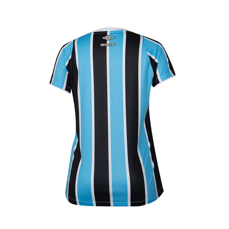 Camisa Grêmio Home I 24/25 Feminina - Umbro Torcedor - Azul e Preta