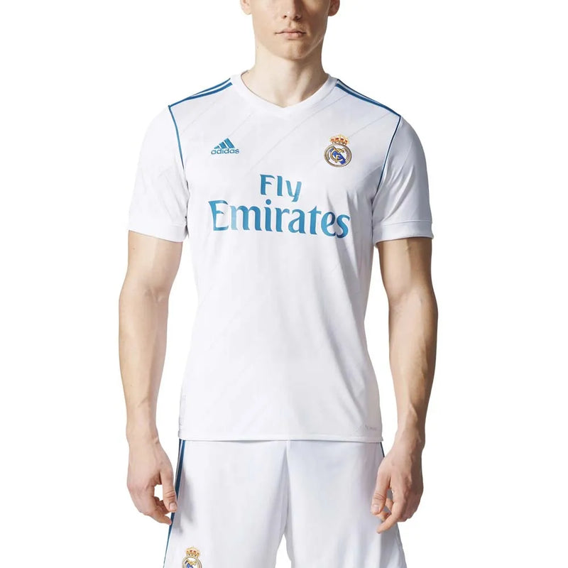 Camisa Real Madrid Titular 17/18 - Versão Retro - branca