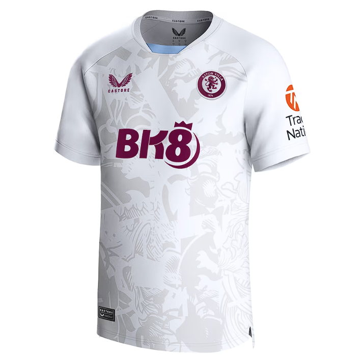 Camisa Aston Villa Away 23/24 Castore Torcedor Masculina