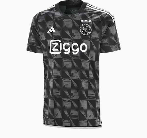 camisa-ajax-third-fora-3-iii-adidas-versao-torcedor-masculino-masculina-fan-ziggo-branco-branca-reserva-visitante-oficial-original-23-24-preto-preta