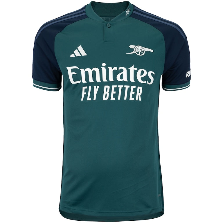 camisa-arsenal-away-fora-reserva-23-24-adidas-masculina-masculino-2-ii-branco-verde-fly-emirates-better-branco-oficial-gabriel-jesus-saka-martinelli