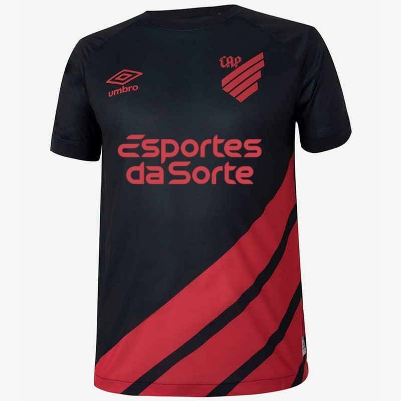 camisa-athletico-paranaense-pr-cap-umbro-away-fora-2-ii-reservas-23-24-versao-torcedor-fan-masculina-masculino-vermelha-vermelho-preta-preto-esportes-da-sorte-oficial