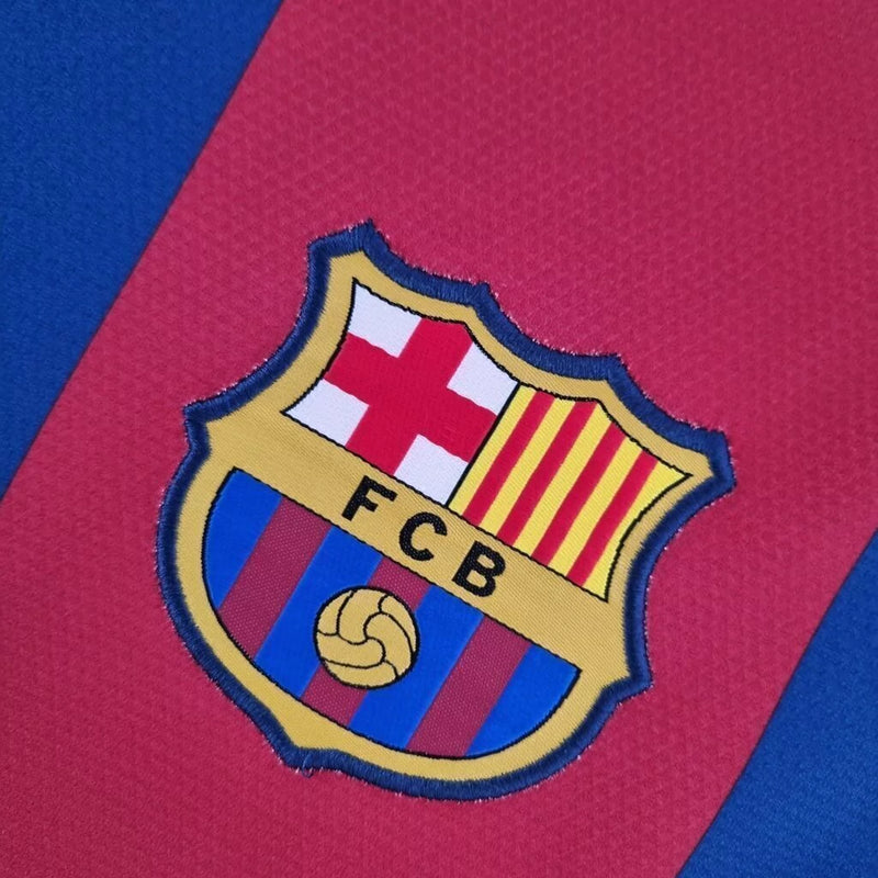 Camisa Barcelona 10/11 - Retro Manga Comprida