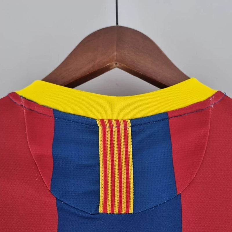 Camisa Barcelona 10/11 - Retro Manga Comprida