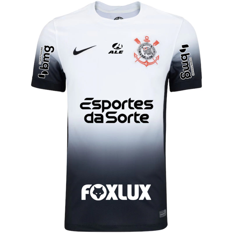 Camisa Corinthians Home I 24/25 + Patrocínios - Nike Torcedor