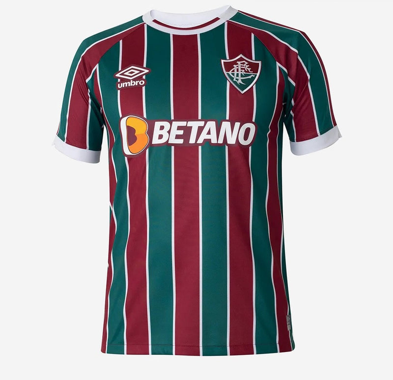 camisa-fluminense-vermelho-vermelha-vinho-branco-branca-verde-grená-umbro-betano-libertadores-23-24-home-i-1-titular-versão-torcedor-masculino-masculina