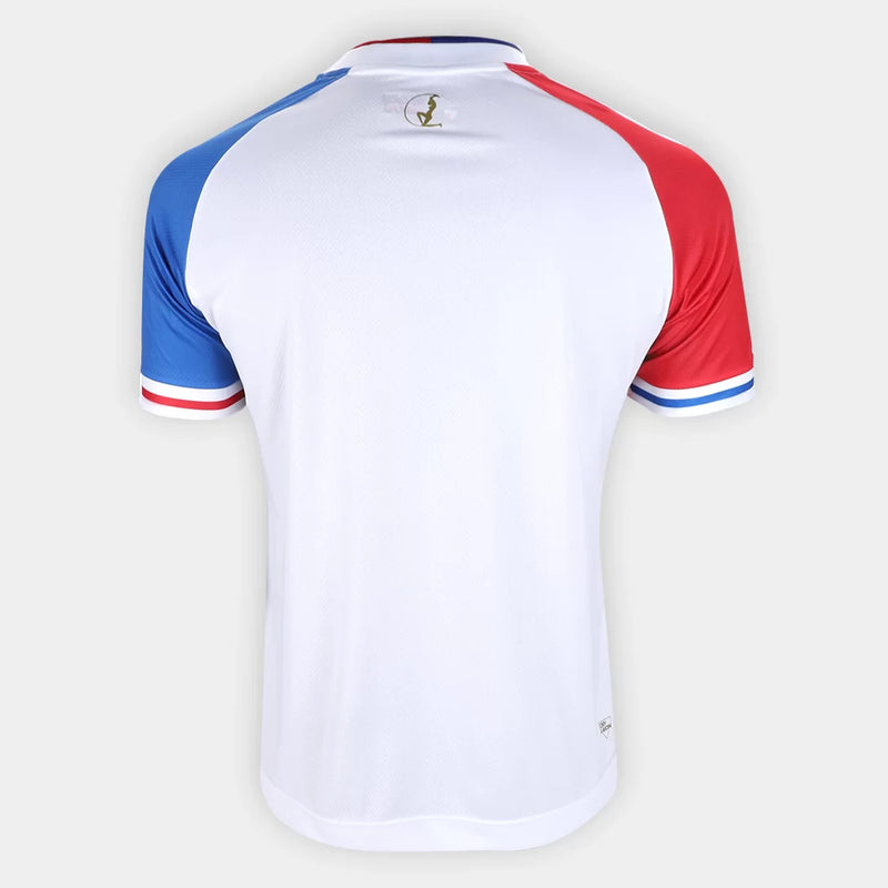 camisa-fortaleza-away-2-ii-reserva-fora-23-24-torcedor-masculino-masculina-versao-fan-azul-vermelho-vermelha-leão-do-pici