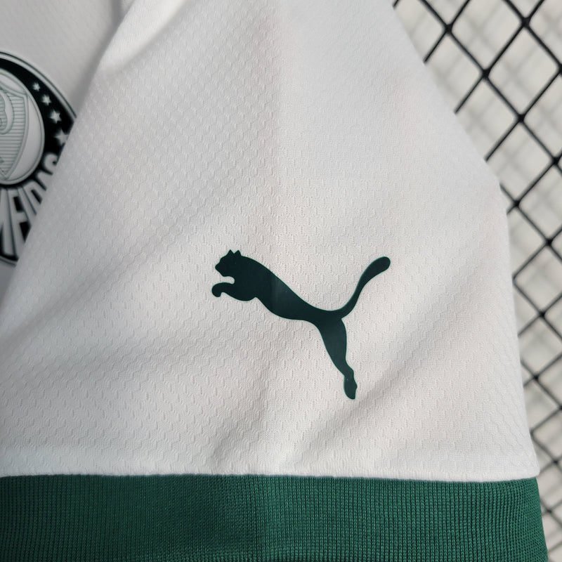 camisa-palmeiras-verde-away-fora-reserva-23-24-puma-torcedor-fan-versao-masculino-masculina-crefisa-oficial-branca-branco