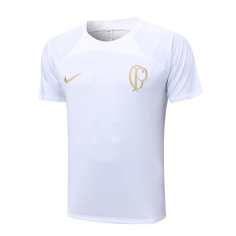 Camisa Corinthians Treino 23/24 - Nike Torcedor Masculina - Branco