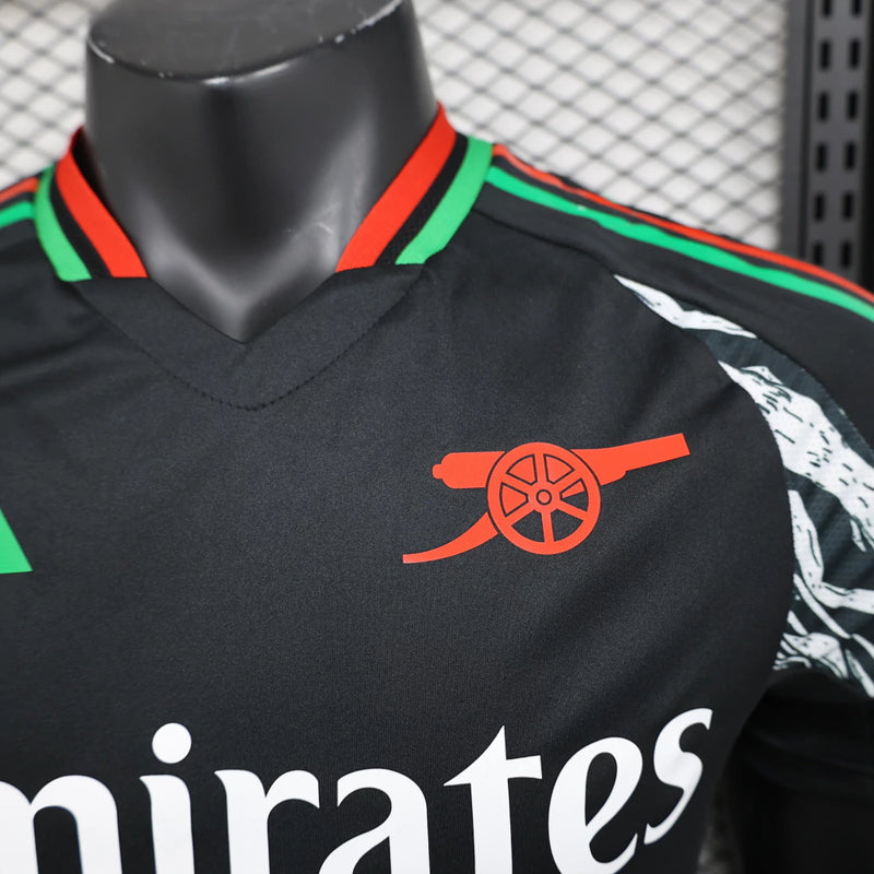 Camisa Arsenal Away 24/25 - Adidas Jogador Masculina - Preta