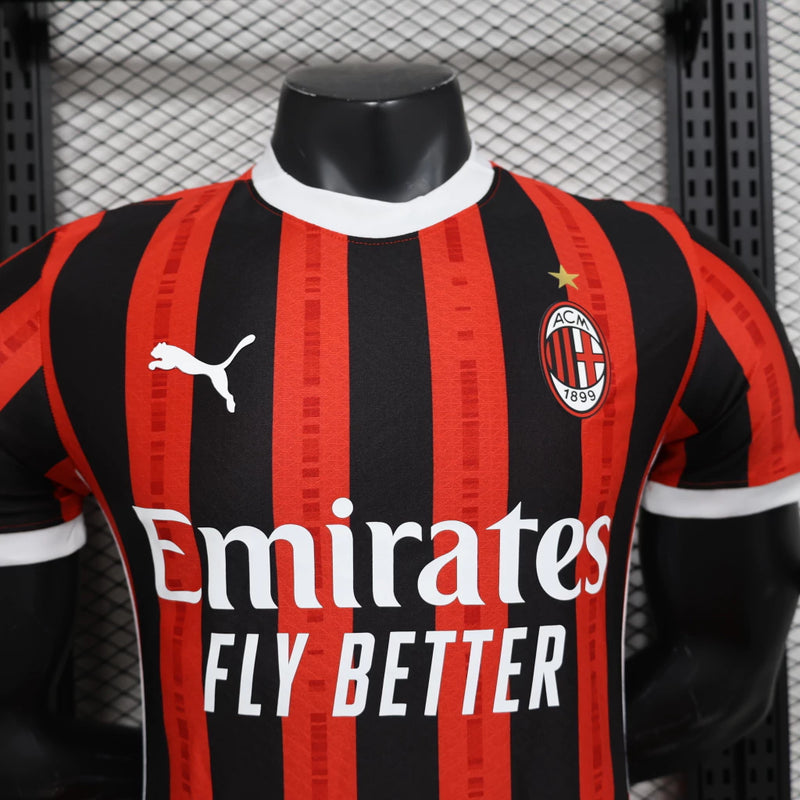 Camisa Milan Home I 24/25 - Puma Jogador Masculina