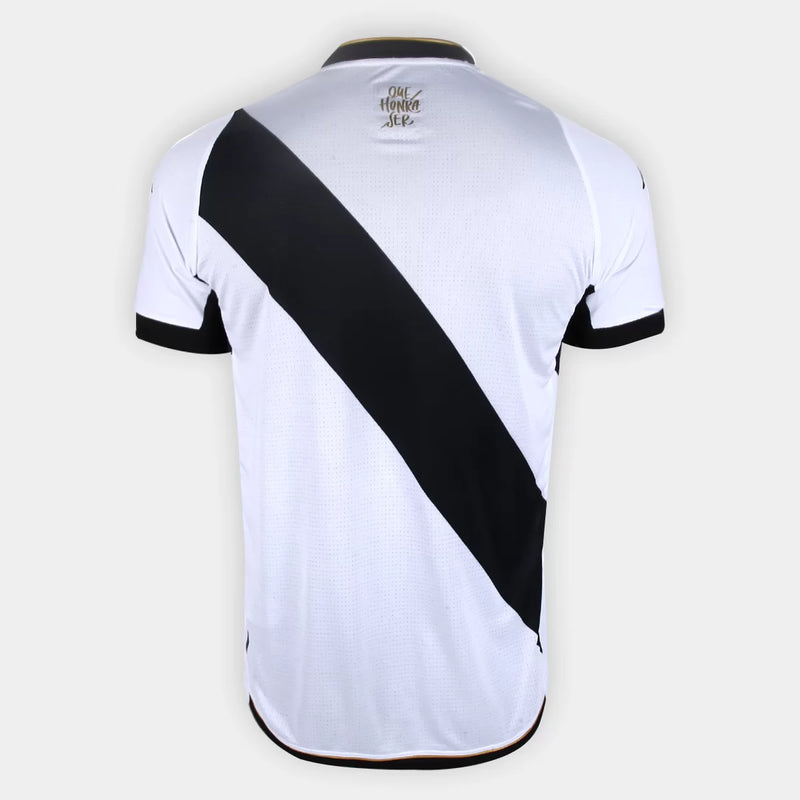 camisa-vasco-versão-torcedor-fan-preta-preto-branco-branca-faixa-cruz-kappa-23-24-away-fora-2-ii-reserva