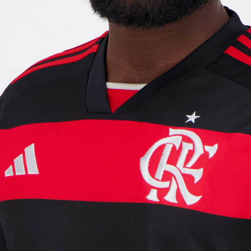 Camisa Flamengo Titular I 24/25 - Adidas Versão torcedor.