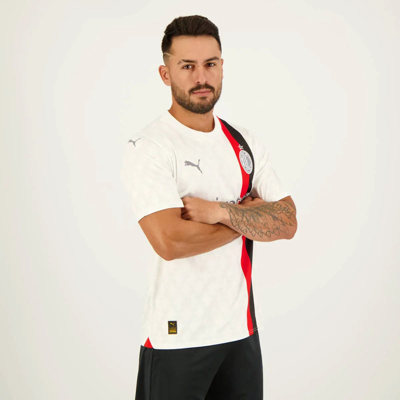 Camisa Milan Away  23/24 - Puma Torcedor Masculina - Branca