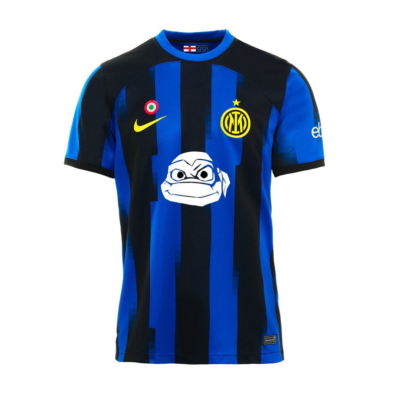 Camisa Inter de Milão 23/24 Ed Especial Tartaruga Ninjas - Nike Torcedor Masculino - Azul