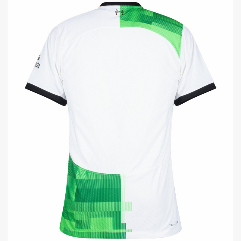 camsia-liverpool-away-fora-visitante-reserva-ii-2-versao-torcedor-fan-masculino-masculina-23-24-oficial-original-nike-branco-branca-standard-chartered-verde-grafico