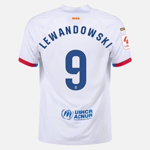 Camisa Barcelona Away LEWANDOWSKI