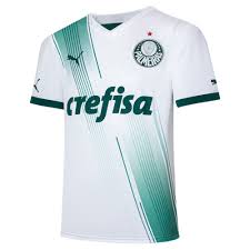 Camisa Palmeiras Away II 23/24 - Puma Torcedor Masculina - Branca