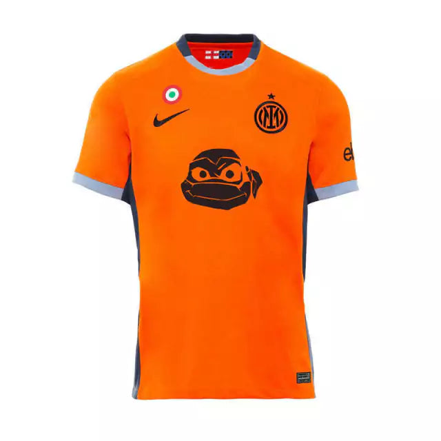 Camisa Inter de Milão 23/24 Ed Especial Tartaruga Ninjas - Nike Torcedor Masculino - Laranja