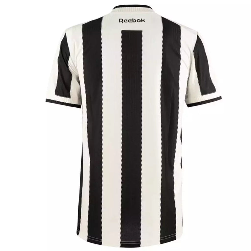 Camisa Botafogo I 24/25 - Torcedor Reebok Masculina - Preta e branca com patrocínio