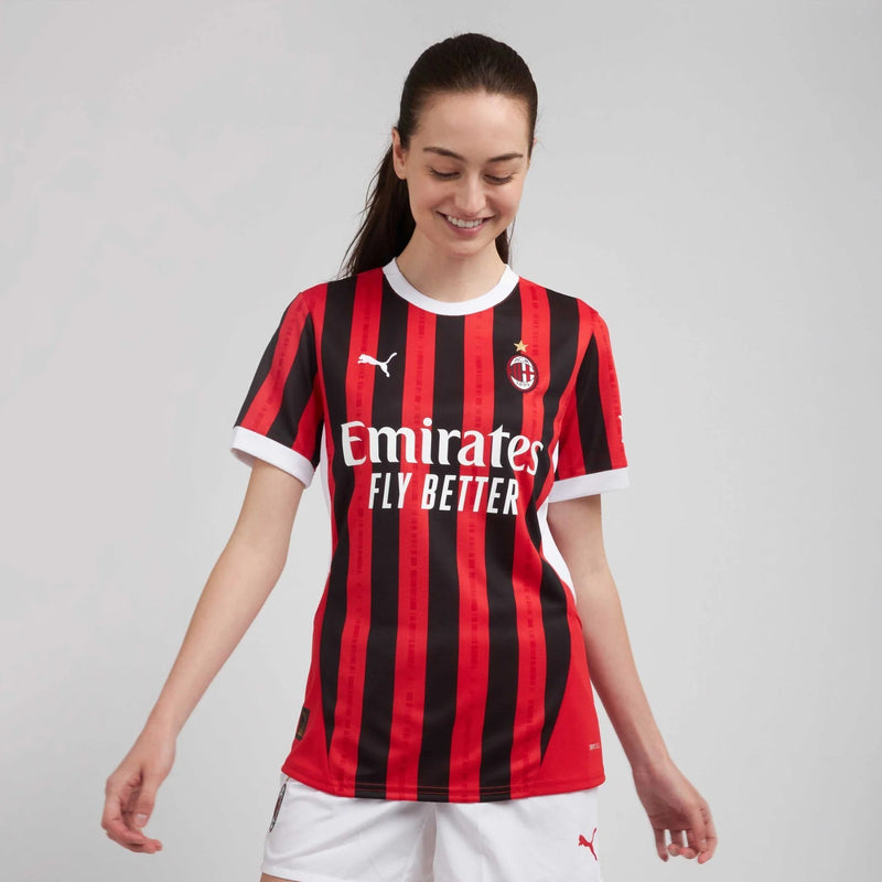 Camisa AC Milan Home I 24/25 Feminina - Puma Torcedor