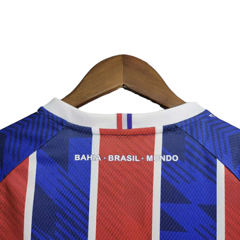 Camisa Bahia Away II 23/24 Torcedor Feminina - Azul e Vermelho