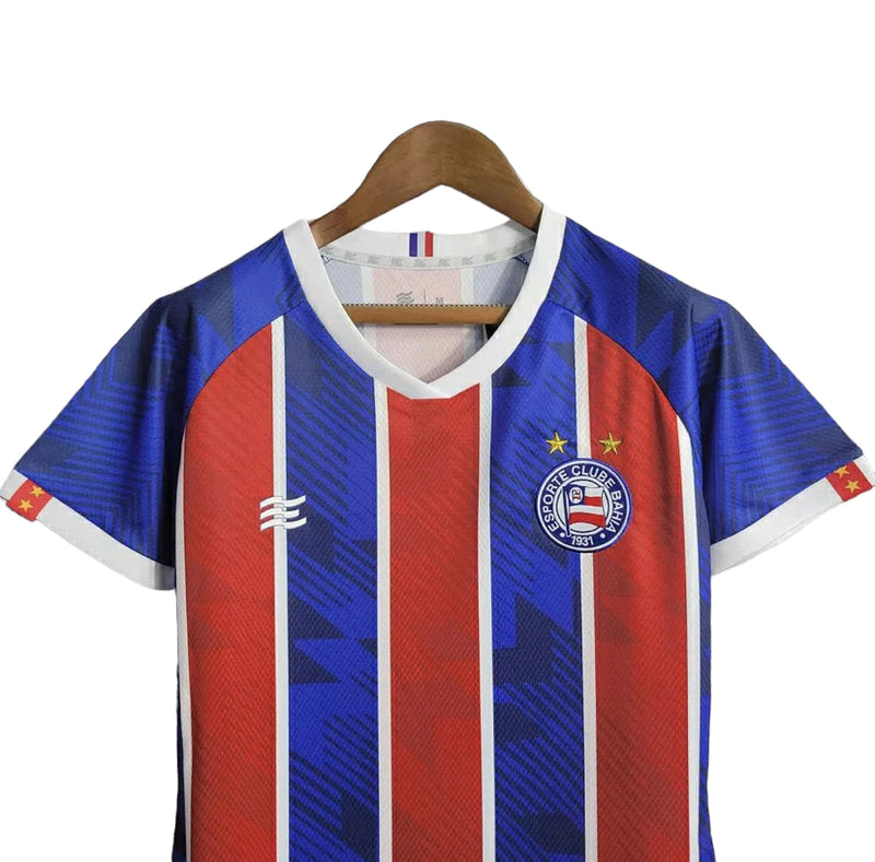 Camisa Bahia Away II 23/24 Torcedor Feminina - Azul e Vermelho