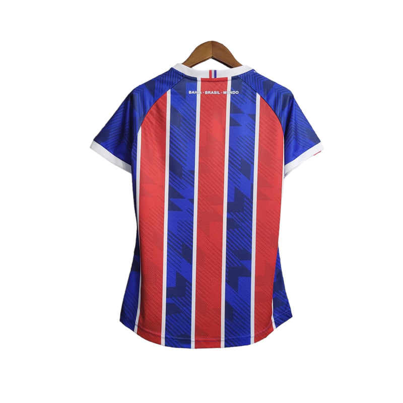 Camisa Bahia Away II 23/24 Torcedor Feminina - Azul e Vermelho