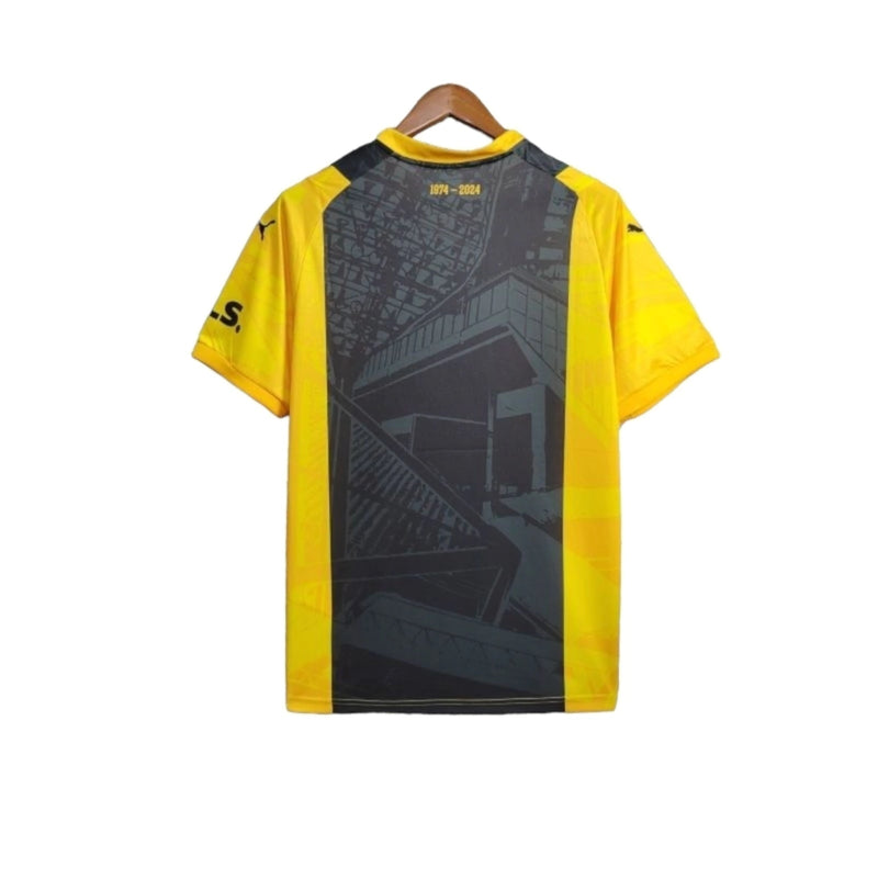 Camisa Borussia Dortmund Edição especial 23/24 - Torcedor Puma Masculina - Preta com detalhes em amarelo