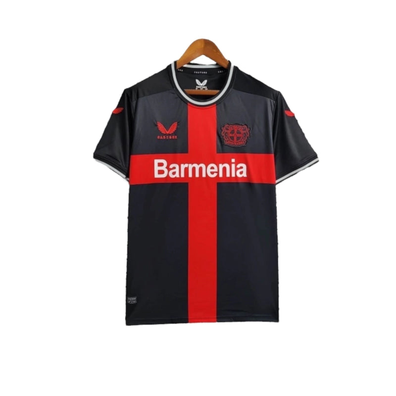 Camisa Bayern Leverkusen Home I 24/25 - Torcedor Castore Masculina - Preta