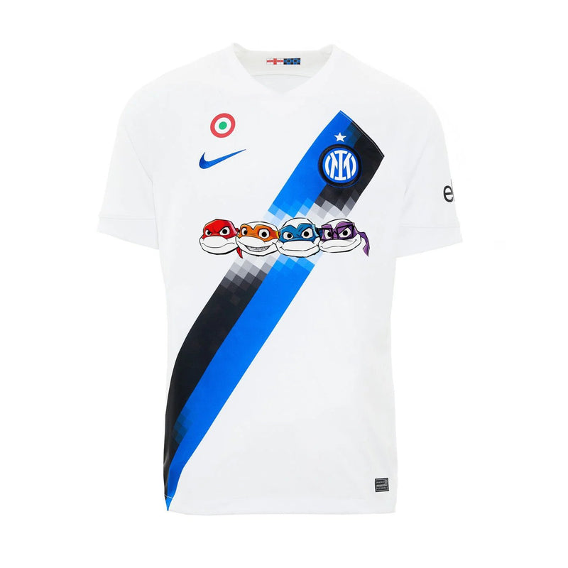 Camisa Inter de Milão 23/24 Ed Especial Tartaruga Ninjas - Nike Torcedor Masculino - Branca