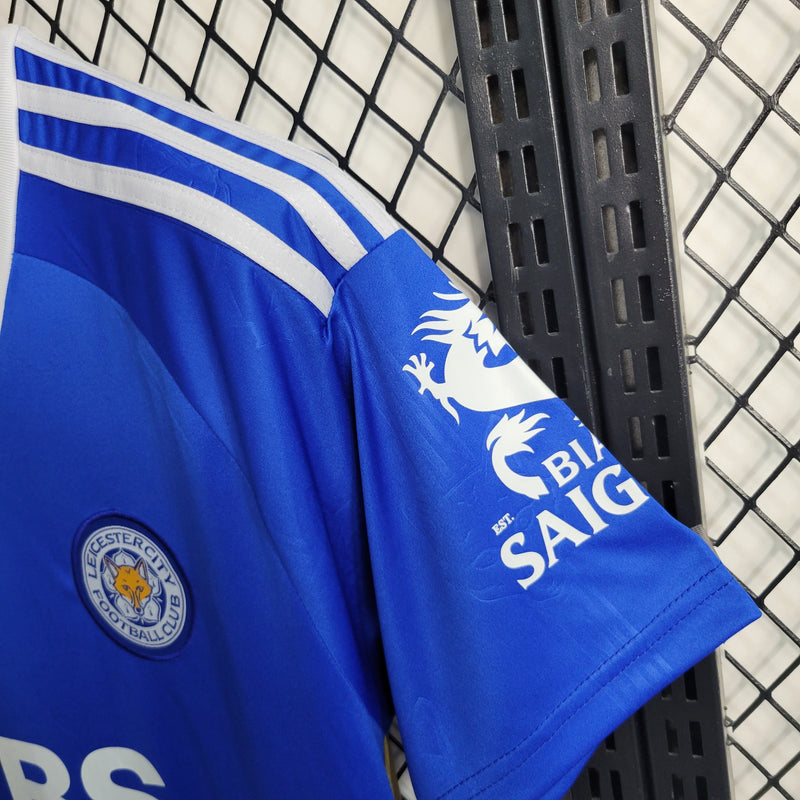 Camisa Leicester Home 23/24 Adidas Torcedor Masculina